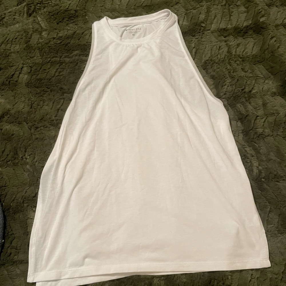 Athleta mesh trim racerback athletic exercise top